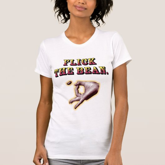 Vlik op de Bean - T-Shirt voor vrouwen (Voorkant)