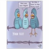 Vlikkerlak Extra grote, aangepaste Stickers (Voorkant)