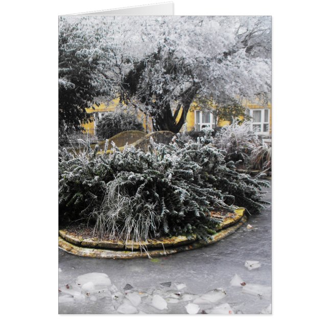 Vlikvijver op een winterochtend (Voorkant)