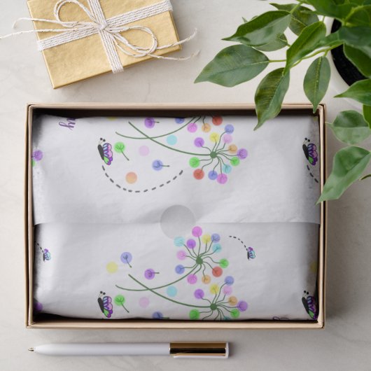 Vlindans Verjaardag Tissuepapier (Geschenk)