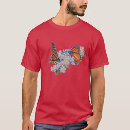 vlinder3 met cirkel driehoek 19 t-shirt