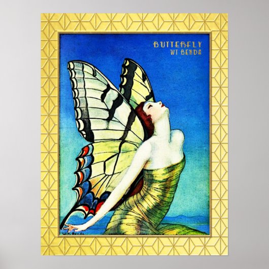 Vlinder 1923 poster (Voorkant)