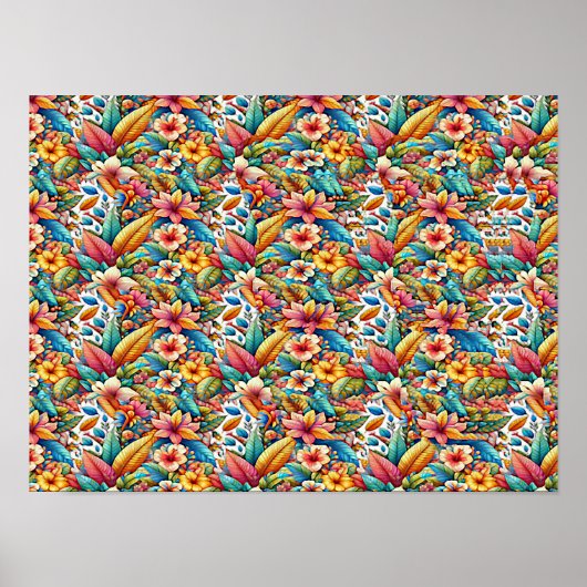 VLINDER 1 STEREOGRAM 40CM x 30CM, Zonder Frame Poster (Voorkant)