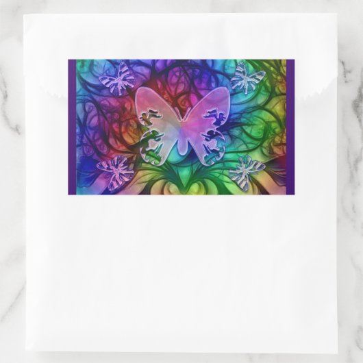 Vlinder 1 Sticker (Tas)