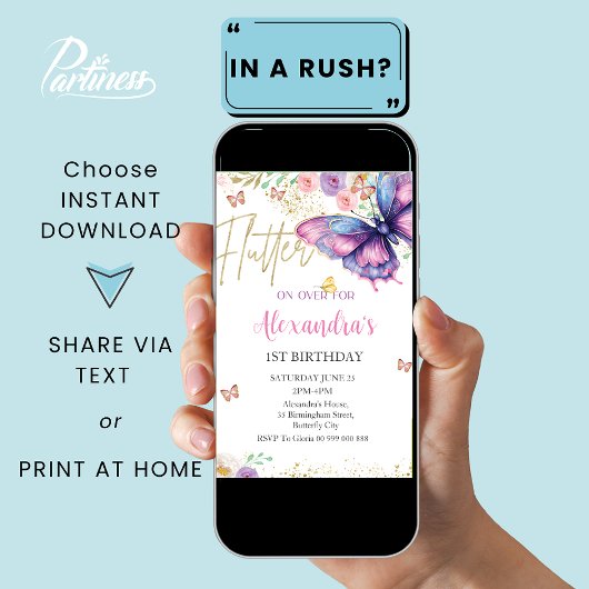 Vlinder 1e 2e 3e 4e 5e 6e 7e 8e Verjaardag Kaart