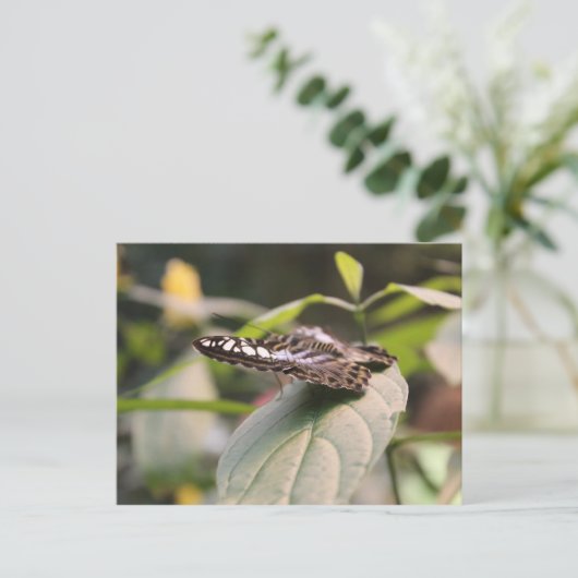 Vlinder # 2 briefkaart (Staand voorkant)