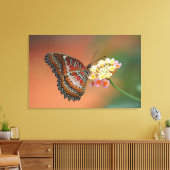 vlinder 2 canvas afdruk (Insitu (Woonkamer))