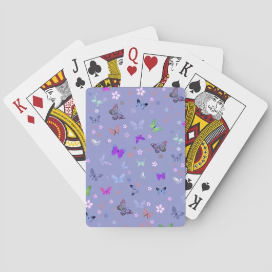 Vlinder 3 pokerkaarten (Achterkant)