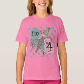 Vlinder 4e verjaardag Tshirts en geschenken (Voorkant)