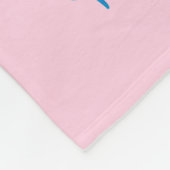  VLINDER 60E VERJAARDAG FLEECE DEKEN (Hoek)