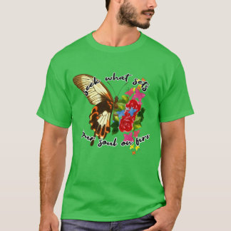 Vlinder 70s Retro Sublimaties Motiverend gezin T-shirt