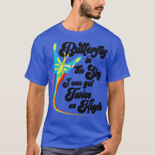 Vlinder aan de hemel Ik Kan Twee keer zo hoog T-shirt