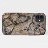 vlinder, aangepast Case-Mate iPhone case (Achterkant (horizontaal))
