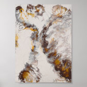 Vlinder - abstract acryl poster (Voorkant)