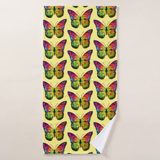 VLINDER ABSTRACT BADHANDDOEK (Badhanddoek)