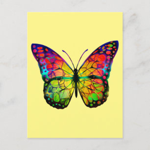 VLINDER ABSTRACT BRIEFKAART