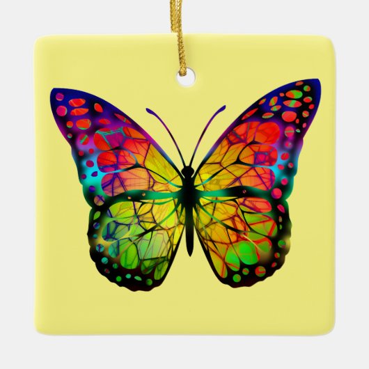 VLINDER ABSTRACT KERAMISCH ORNAMENT (Voorkant)