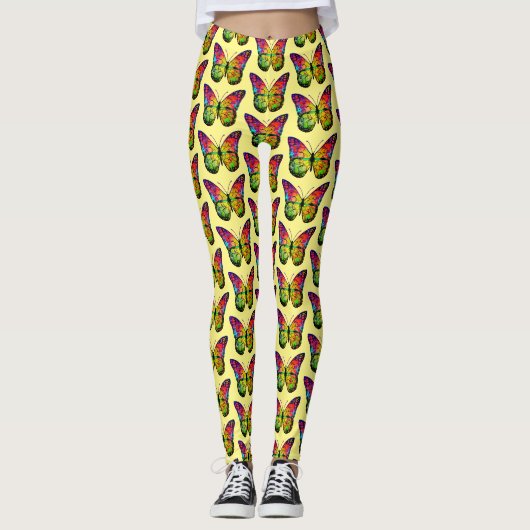 VLINDER ABSTRACT LEGGINGS (Voorkant)