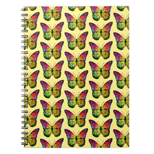 VLINDER ABSTRACT NOTITIEBOEK (Voorkant)