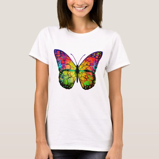 VLINDER ABSTRACT T-SHIRT (Voorkant)