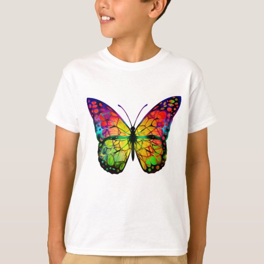 VLINDER ABSTRACT T-SHIRT (Voorkant)