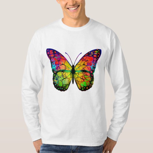 VLINDER ABSTRACT T-SHIRT (Voorkant)
