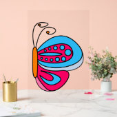 Vlinder Acryl Bord (Huwelijk)
