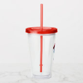 Vlinder Acryl Drinkbeker (Rechts)