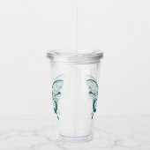 Vlinder Acryl Tumbler Drinkbeker (Rechts)