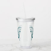 Vlinder Acryl Tumbler Drinkbeker (Links)