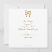 Vlinder adreskaartje wijzigen aankondiging (Achterkant)