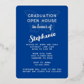  vlinder Afstuderen Folie Uitnodiging (Achterkant)