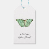 Vlinder Als Geschenk Van Persoonlijke Aard Voor El Cadeaulabel (Voorkant)