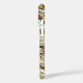 Vlinder Amber Glas-in-lood Patroon  Case-Mate iPhone Case (Achterkant / Links)