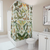 Vlinder  Antiek Vlinders Art Douchegordijn (In situ)