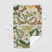 Vlinder  Antiek Vlinders Art Golfhanddoek (Insitu)