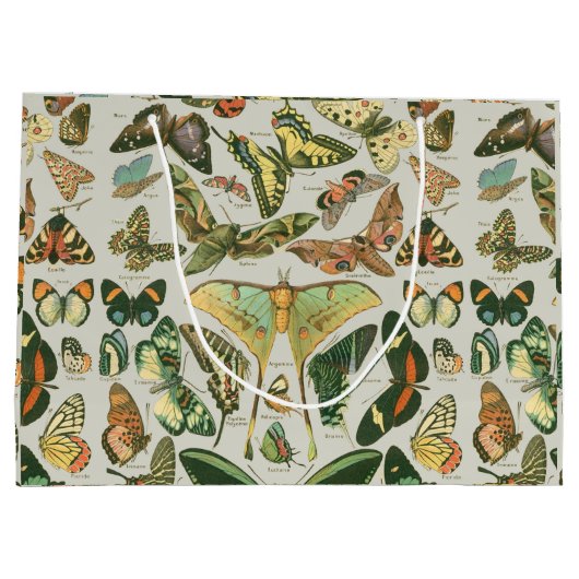 Vlinder Antiek Vlinders Art Groot Cadeauzakje (Achterkant)