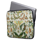 Vlinder  Antiek Vlinders Art Laptop Sleeve (Voorkant Links)