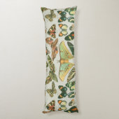 Vlinder  Antiek Vlinders Art Lichaamskussen (Achterkant (Verticaal))