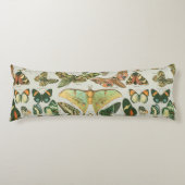 Vlinder  Antiek Vlinders Art Lichaamskussen (Voorkant)