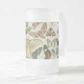 Vlinder  Antiek Vlinders Art Matglas Bierpul (Voorkant rechts)