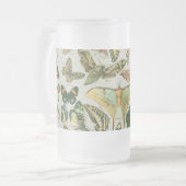 Vlinder  Antiek Vlinders Art Matglas Bierpul (Voorkant links)