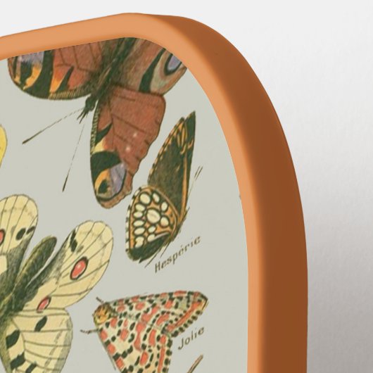 Vlinder  Antiek Vlinders Art Pickleball Paddle (Links Detail)