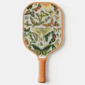 Vlinder Antiek Vlinders Art Pickleball Paddle (Achterkant)