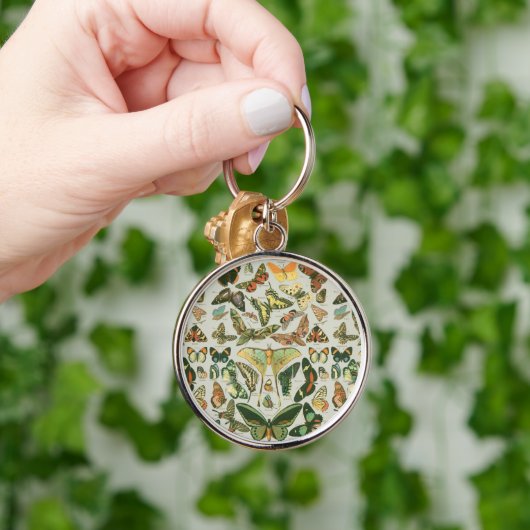 Vlinder  Antiek Vlinders Art Sleutelhanger (Hand)