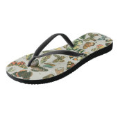 Vlinder  Antiek Vlinders Art Teenslippers (Schuin)