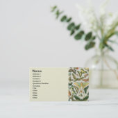 Vlinder Antiek Vlinders Art Visitekaartje (Staand voorkant)