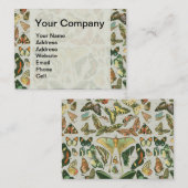 Vlinder  Antiek Vlinders Art Visitekaartje (Voorkant / Achterkant)