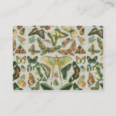 Vlinder  Antiek Vlinders Art Visitekaartje (Achterkant)