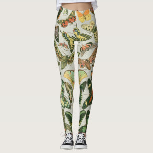 Vlinder  Antiek vlinders patroon Leggings